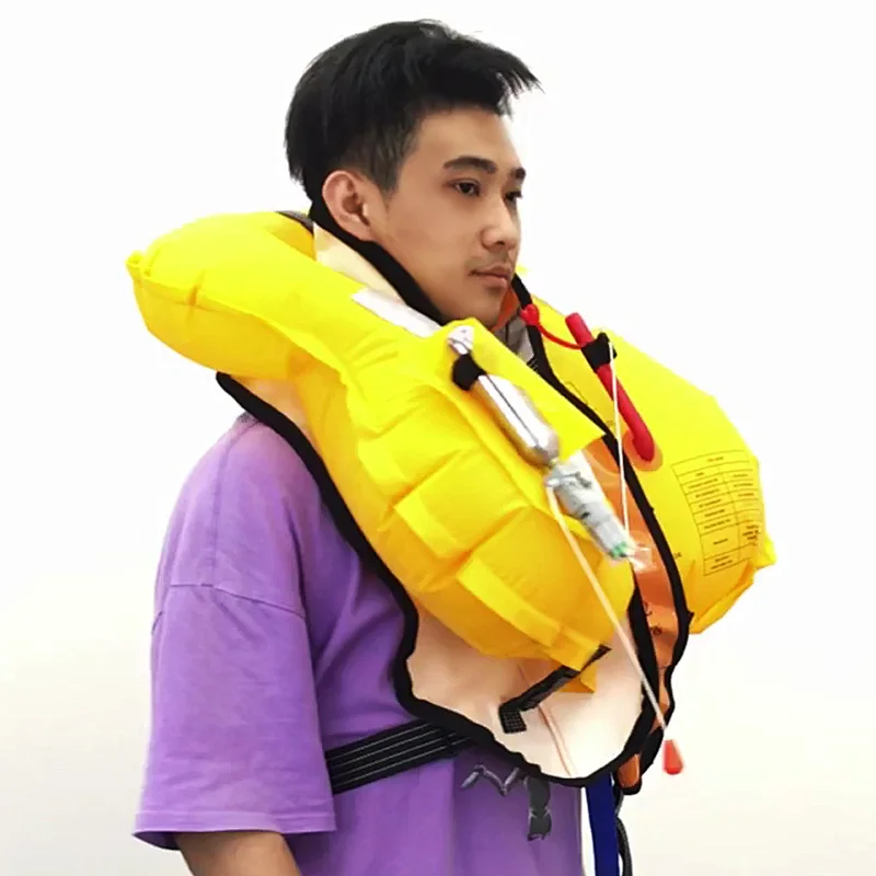 Eyson auto inflatable ruber flotation gas life jacket vest