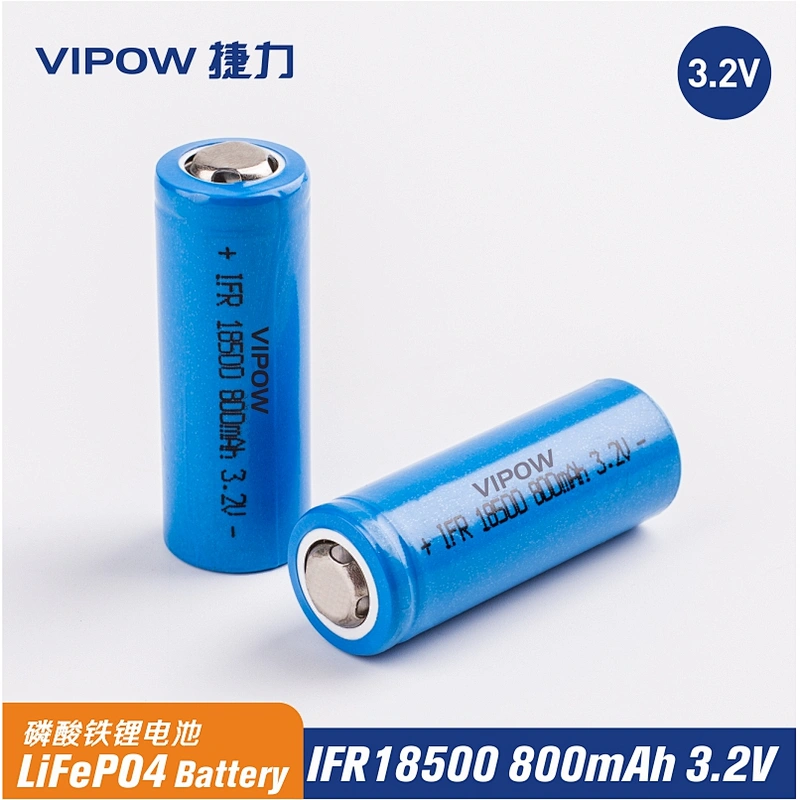 LiFePO4 Battery IFR18500 800mAh 3.2V