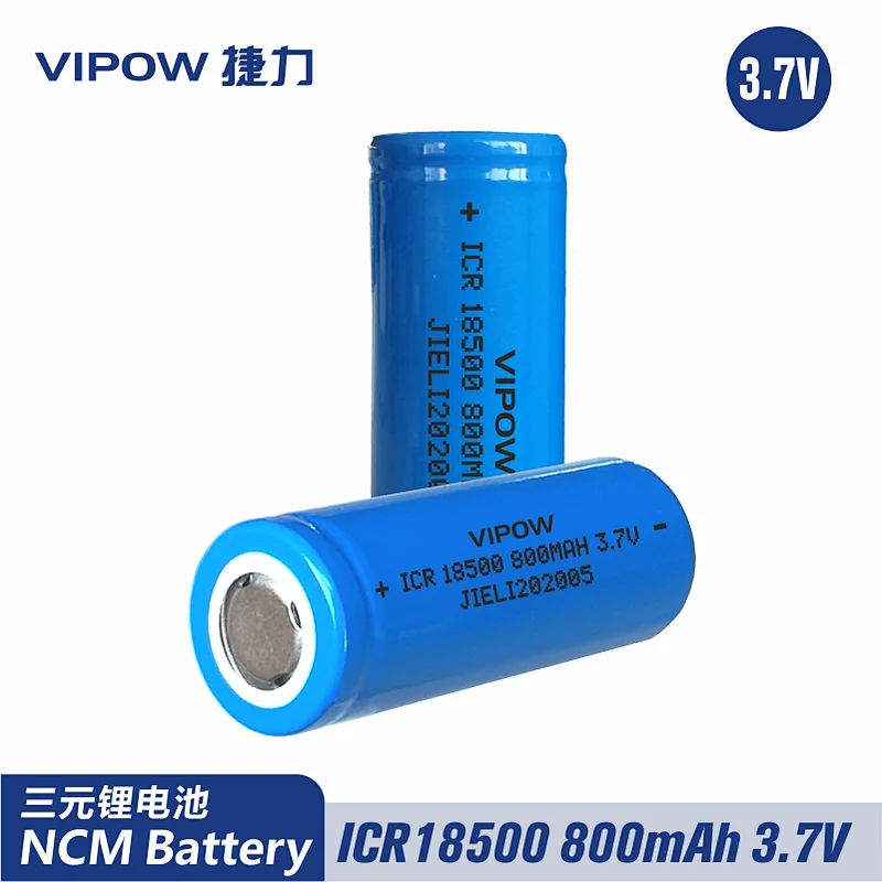 Lithium Battery ICR18500 800mAh 3.7V