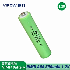 NIMH Battery  AAA 500mAh 1.2V