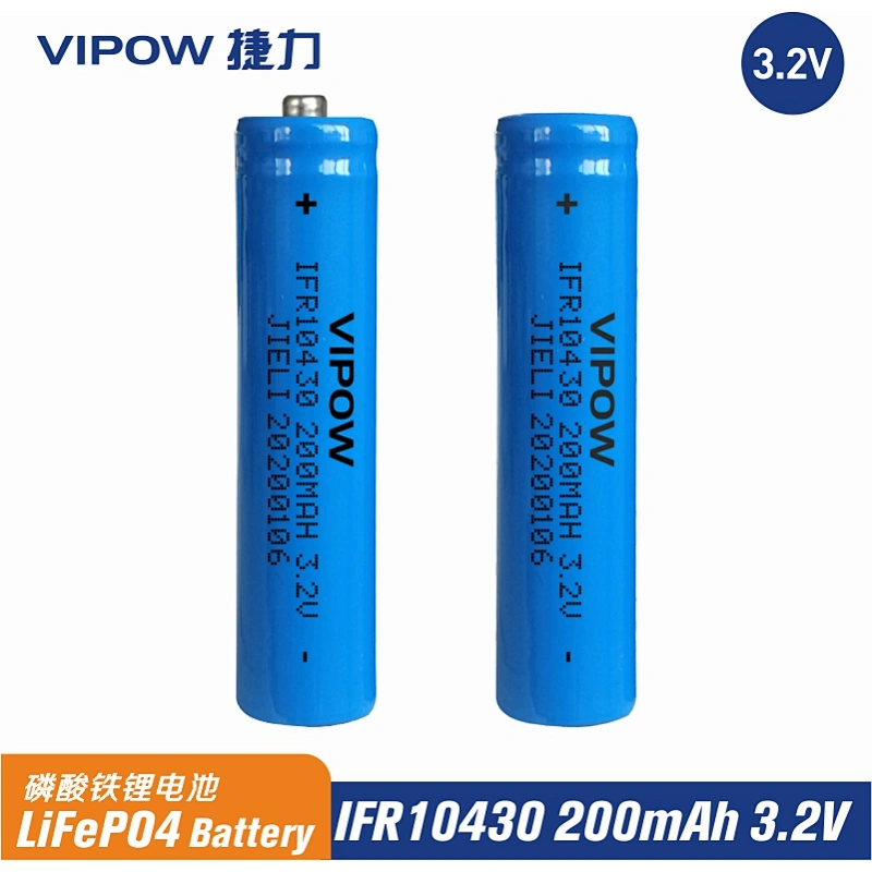 LiFePO4 Battery IFR10430 200mAh 3.2V
