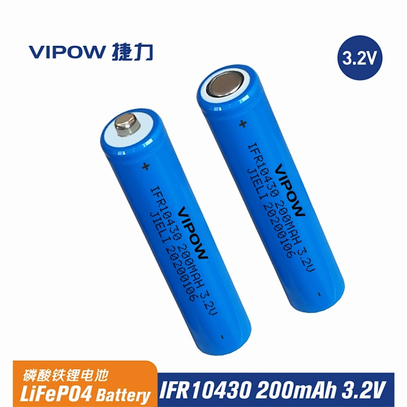 LiFePO4 Battery IFR10430 200mAh 3.2V