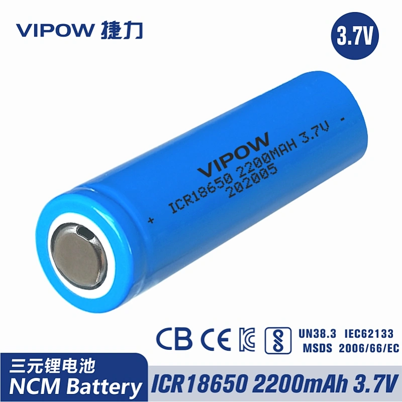 Lithium Battery ICR18650 2000mAh 3.7V