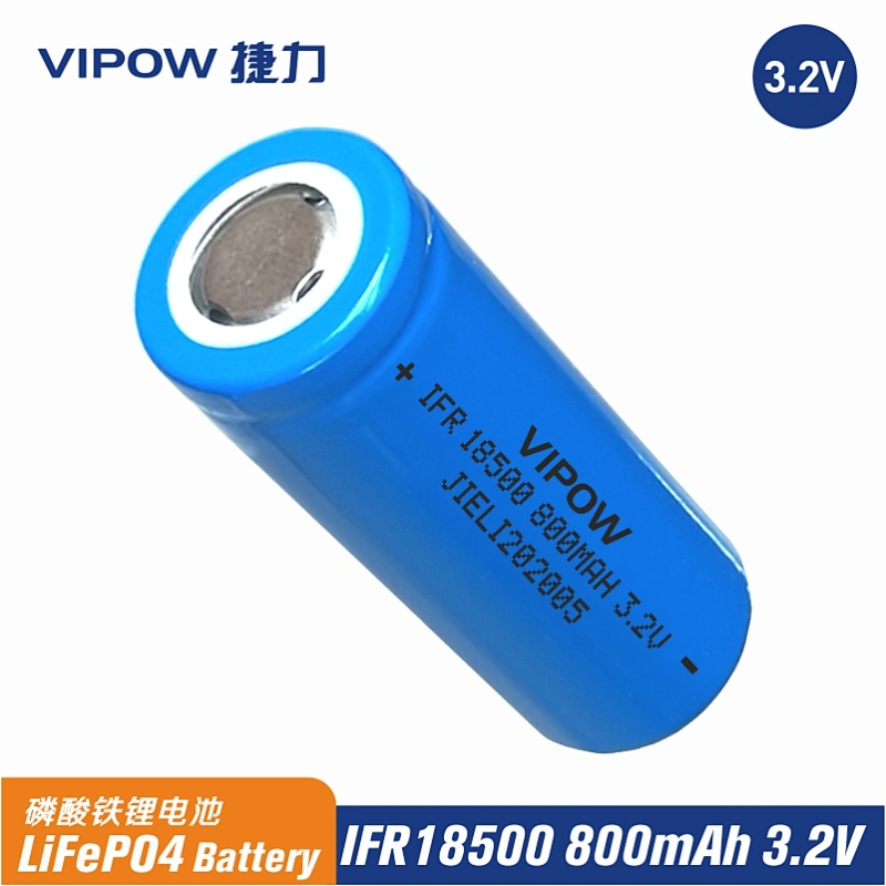 LiFePO4 Battery IFR18500 800mAh 3.2V