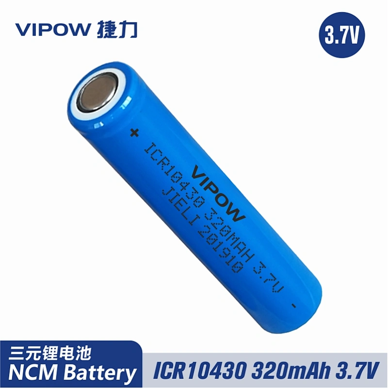Lithium Battery ICR10430 320mAh 3.7V Flat Top