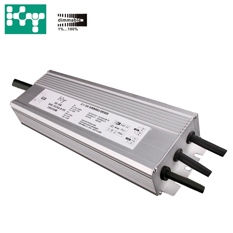 0/1-10V＆PWM Constant Voltage LED Driver 250W 12VDC 20.8A Dimmable Signal ERP0.5W