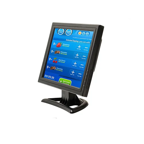 15 inch TFT LCD 4 wire or 5 wire resistive touch screen for pos system