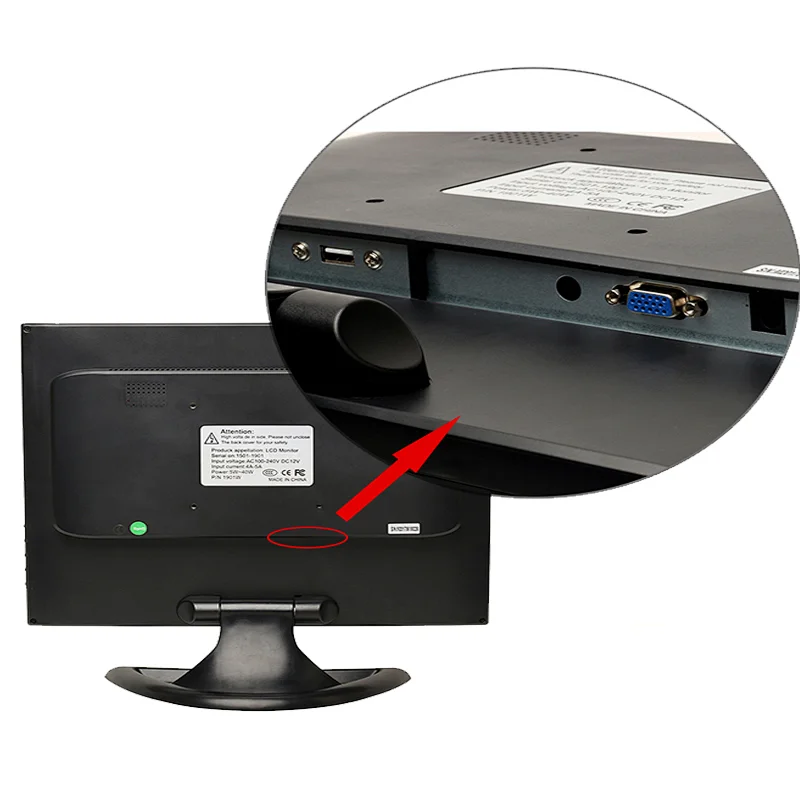 Stand Lcd 12v Pc 16:9 Vga Wholesale Desktop Computer Monitor