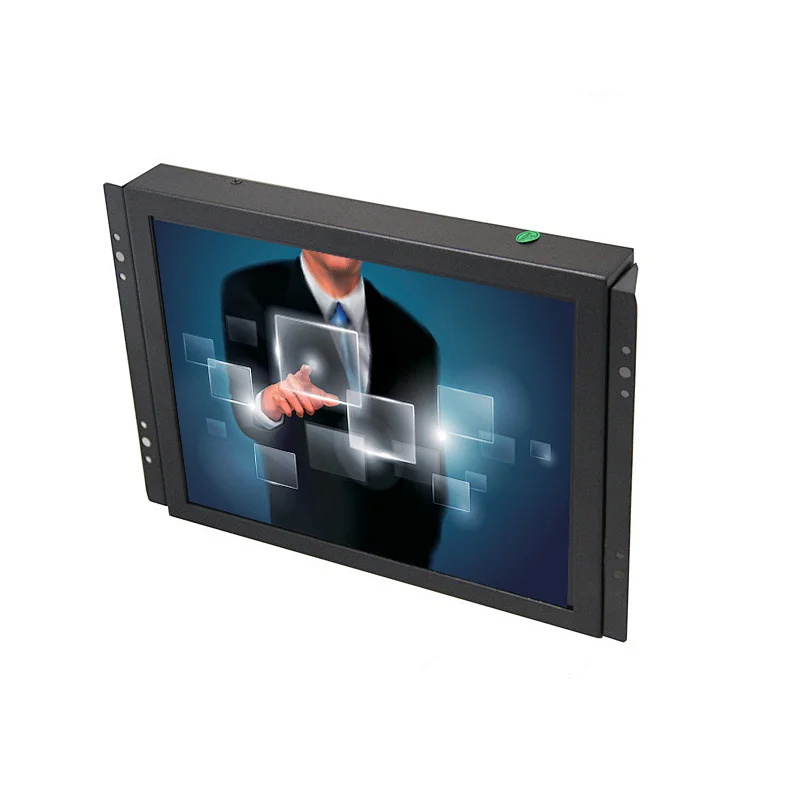 VGA HD inputs open frame 8 inch 10 inch 12 inch 15 inch LCD monitor with 12v DC