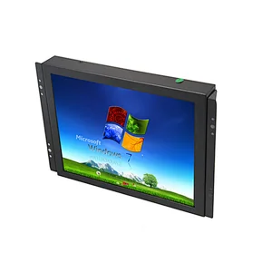 VGA HD inputs open frame 8 inch 10 inch 12 inch 15 inch LCD monitor with 12v DC