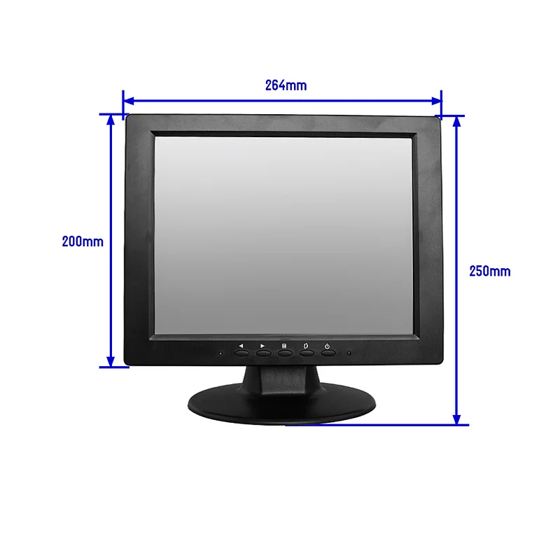Industrial 10.4 inch LCD monitor / security video surveillance display monitors / HD / BNC / VGA input