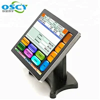 15 inch True Flat Capacitive All in One Touch Screen POS Terminal/System