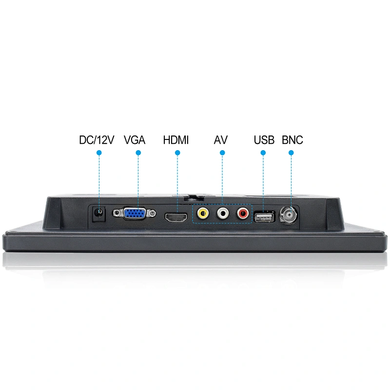 10 inch tft color  touchscreen cctv lcd monitor display for camera