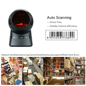 MS7120 Omnidirectional Laser POS Barcode Scanner