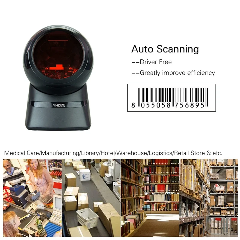 MS7120 Omnidirectional Laser POS Barcode Scanner