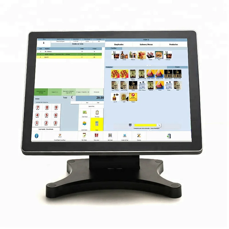 OSCY Restaurant touch screen POS system with 4GB Ram 128GB SSD POS software