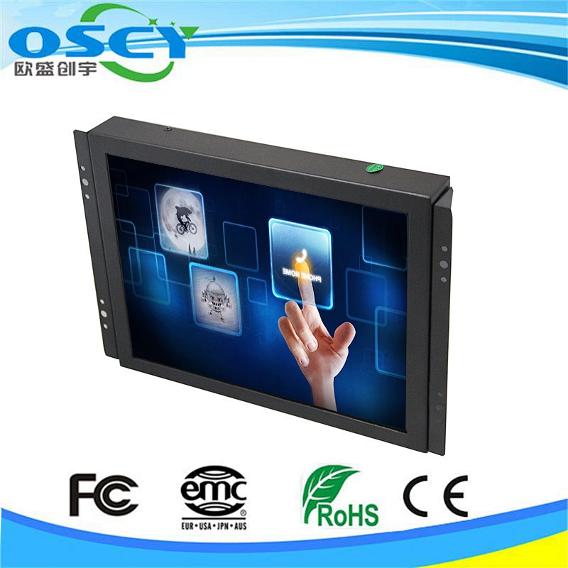 10 Inch Kiosk Industrial Open Frame Touch Screen Led Monitor Pc Monitor 10 Inch Metal Case TFT LCD Monitor LED Backlight OTM1000