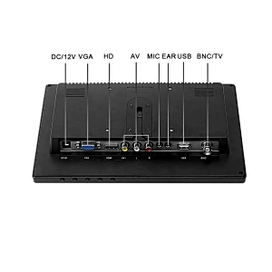 10.1 inch IPS panel Lcd Monitor Capacitive Computer Wall Mount Touch Screen