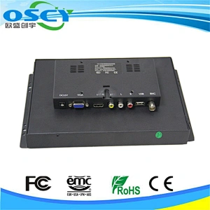 10 Inch Kiosk Industrial Open Frame Touch Screen Led Monitor Pc Monitor 10 Inch Metal Case TFT LCD Monitor LED Backlight OTM1000