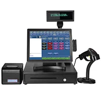 12 15 inch Android 5.1 all in one android pos system with WIFI