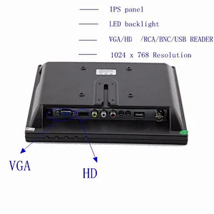 Cctv Monitor/ Vga Monitor Cheap Price High Quality 10 Inch CCTV Security / Pos Monitor LED Desktop 100% OEM Original TFT 1-year