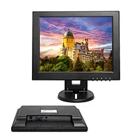 12.1 Inch Stand Alone LED HD Monitor 12 Inch 12V LCD Computer Monitor with DVI Input
