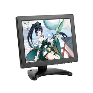 LED Computer Desktop Touch Monitor Famous Brand New 10 Inch LED Backlight TFT DC12V 1024*768 for Business 60-75HZ 1-year