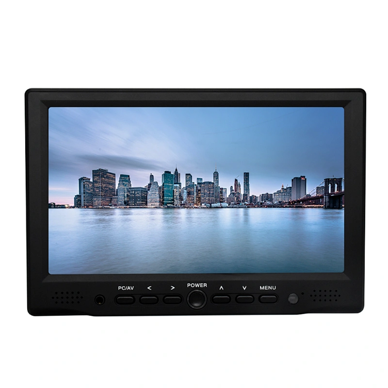Oscan Factory hot selling 7 inch IPS cctv car desktop portable monitor with HD-MI BNC VGA USB AV input