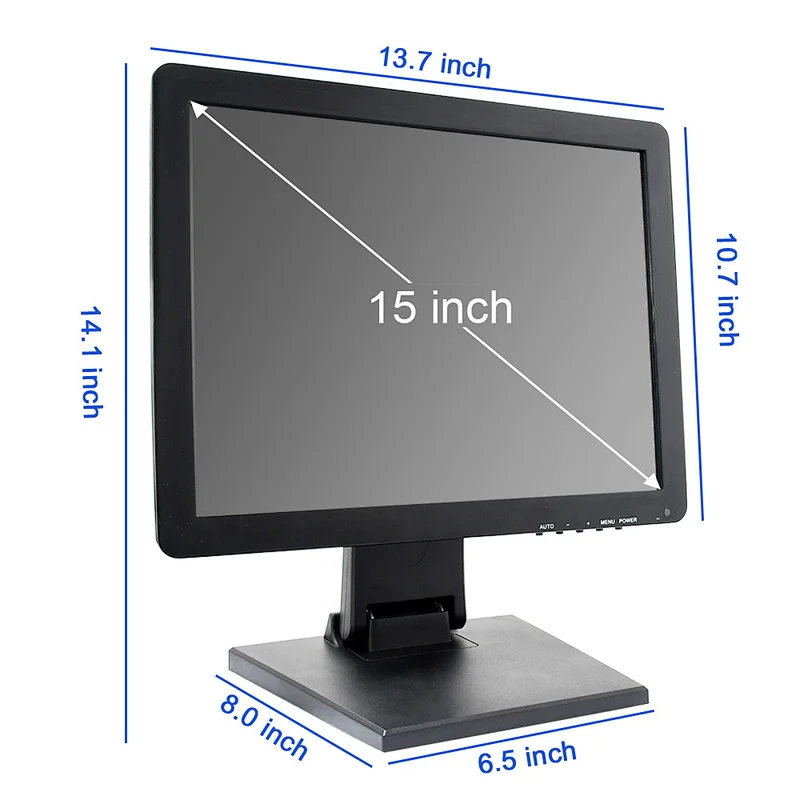 Top quality 15inch new model  LED capacitive touch screen monitor for karaoke