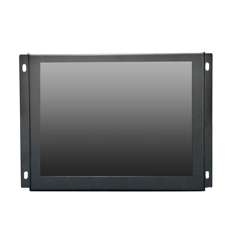 High Brightness Industrial Metal Frame Wall Embedded Mount  Open Frame 8 Inch oem 1000 Nits Lcd Monitor