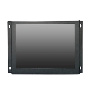 High Brightness Industrial Metal Frame Wall Embedded Mount  Open Frame 8 Inch oem 1000 Nits Lcd Monitor