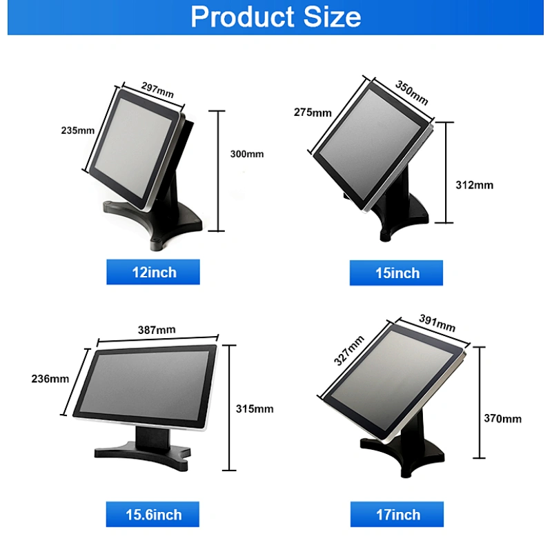 OscanPOS 15'' touch screen true flat fanless all in one  windows 11 POS systems