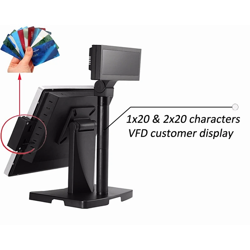 Factory price simple waterproof and dustproof  offline 15 inch touch screen pos machine system