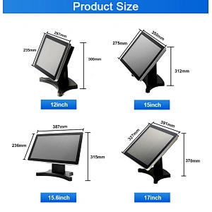 OSCY 15 Inch All in One Touch Pos System; Touch Cash Register;All in One POS for Restaurant and Supermarket Retail