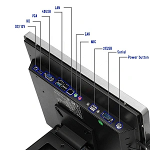 Factory wholesale 15 inch sistemas pos capacitive touch screen monitor aio all-in-one pos termin