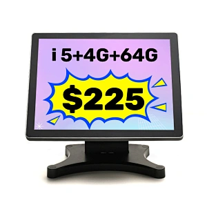 OscanPOS 15'' touch screen true flat fanless all in one  windows 11 POS systems