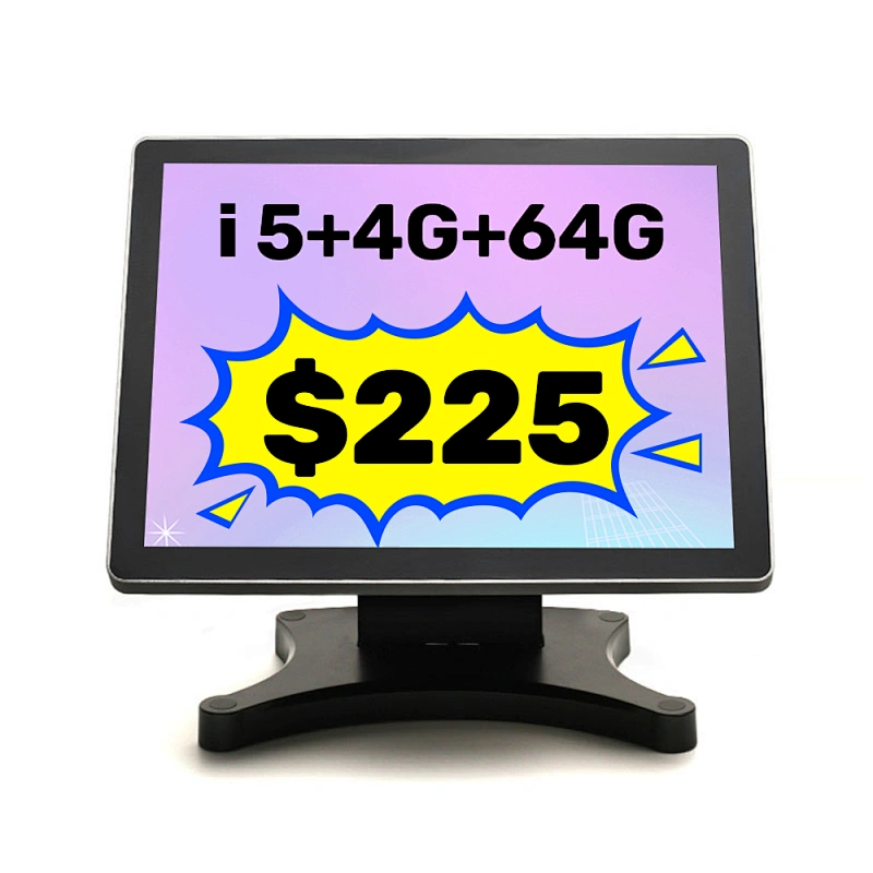 OscanPOS 15'' touch screen true flat fanless all in one windows 11 POS systems