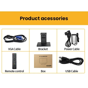 OSCY Hot selling 15 inch POS machine hdmi vga monitor capacitive touch screen monitor