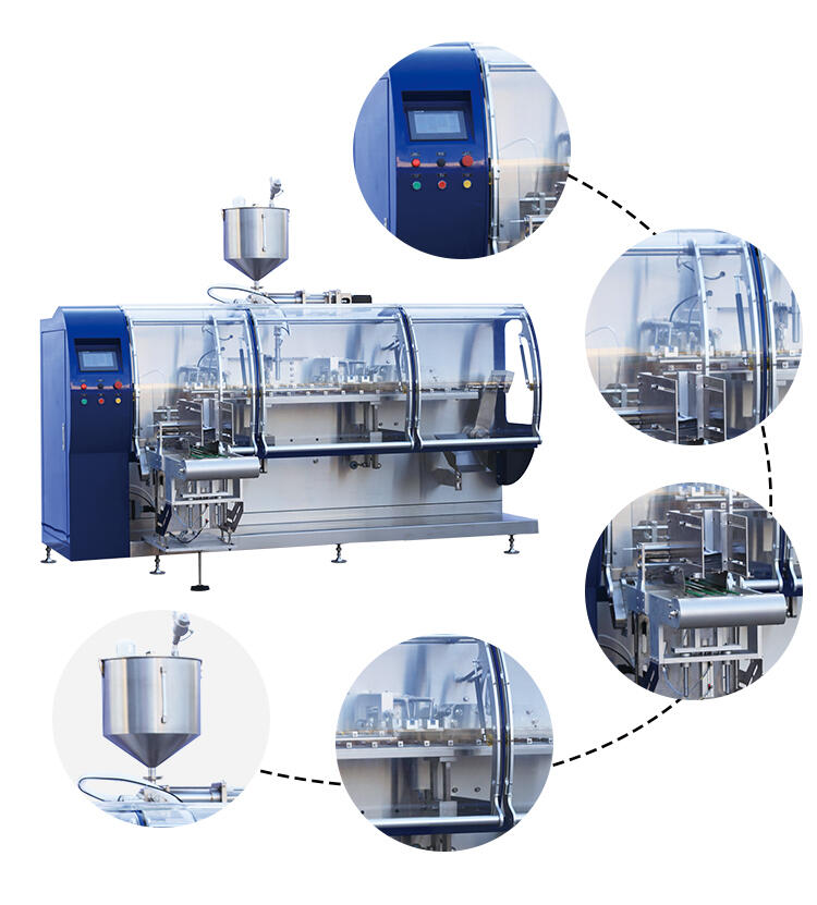 PRE-MADE POUCH PACKING MACHINE