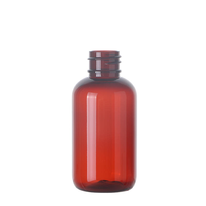 Emulsion Use 60ml Boston Round Empty PET Bottle