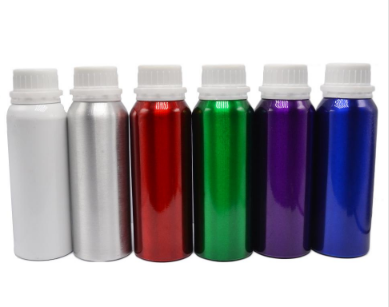200ml Empty Metal Silver Oil Aluminium Bottle Packaging