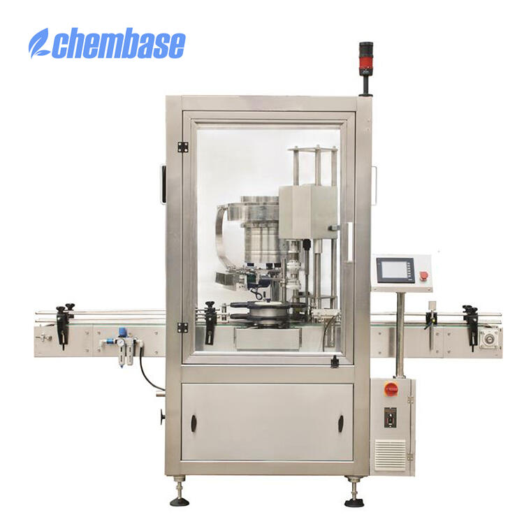 Automatic liquid bottle capping machine