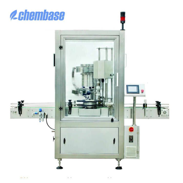 Automatic liquid bottle capping machine