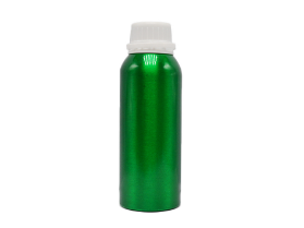 Empty Aluminum Cosmetic Bottles 250ml 8oz With White Tamper Proof Cap