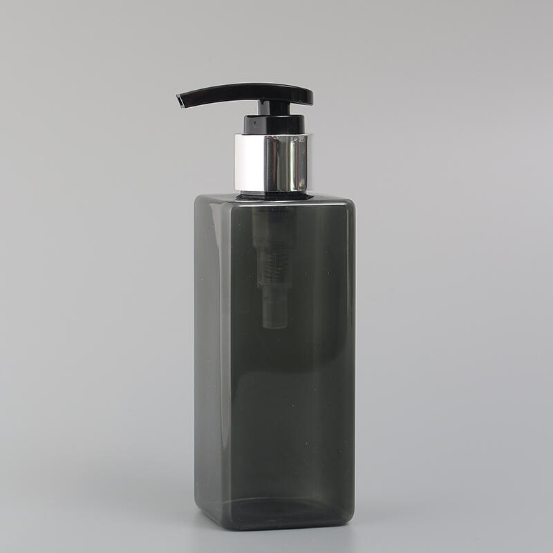 Customized 120ml Square Pet Bottle 4oz Capacity Lotion Pump Container