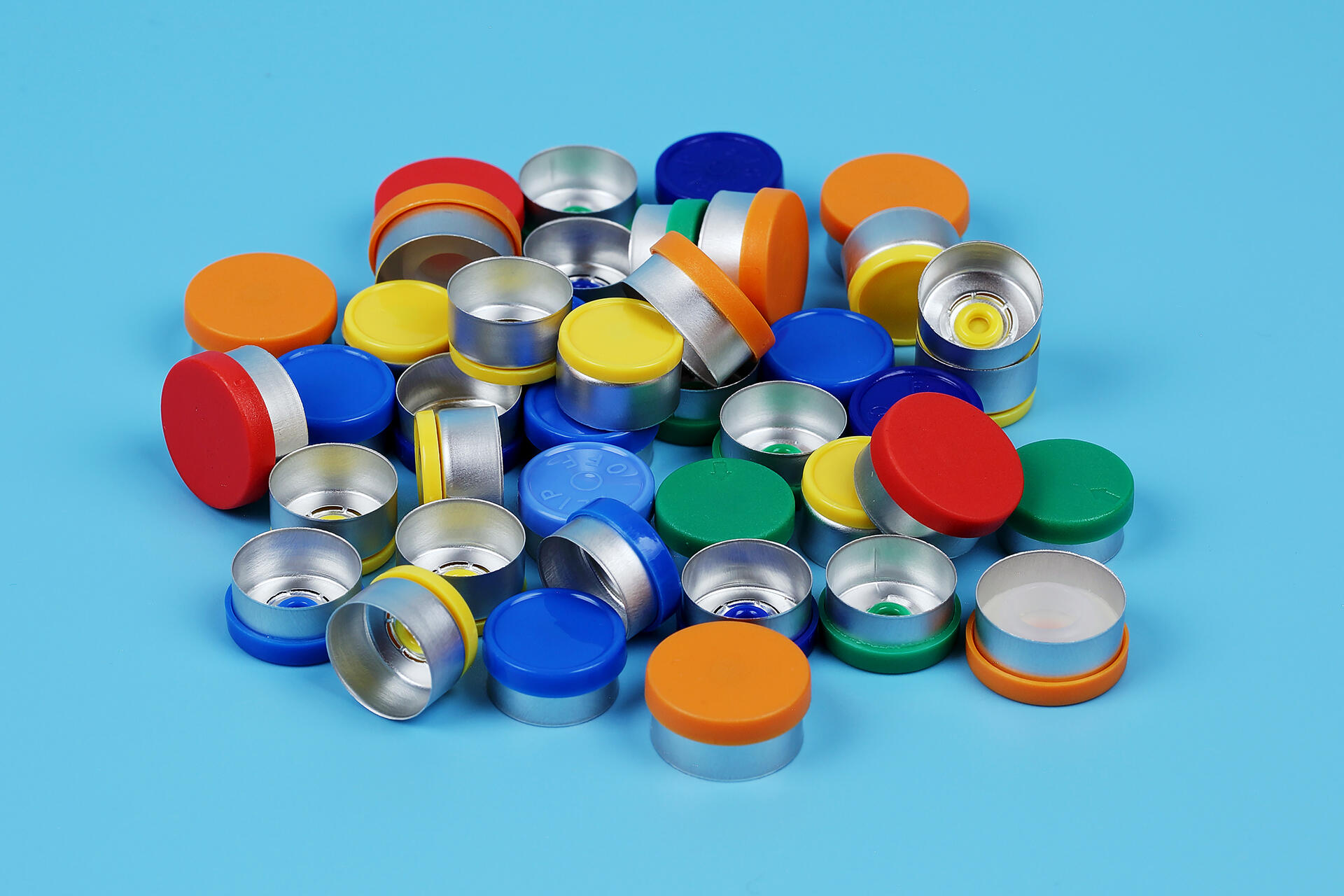 13mm Aluminum Plastic Flip Off Cap