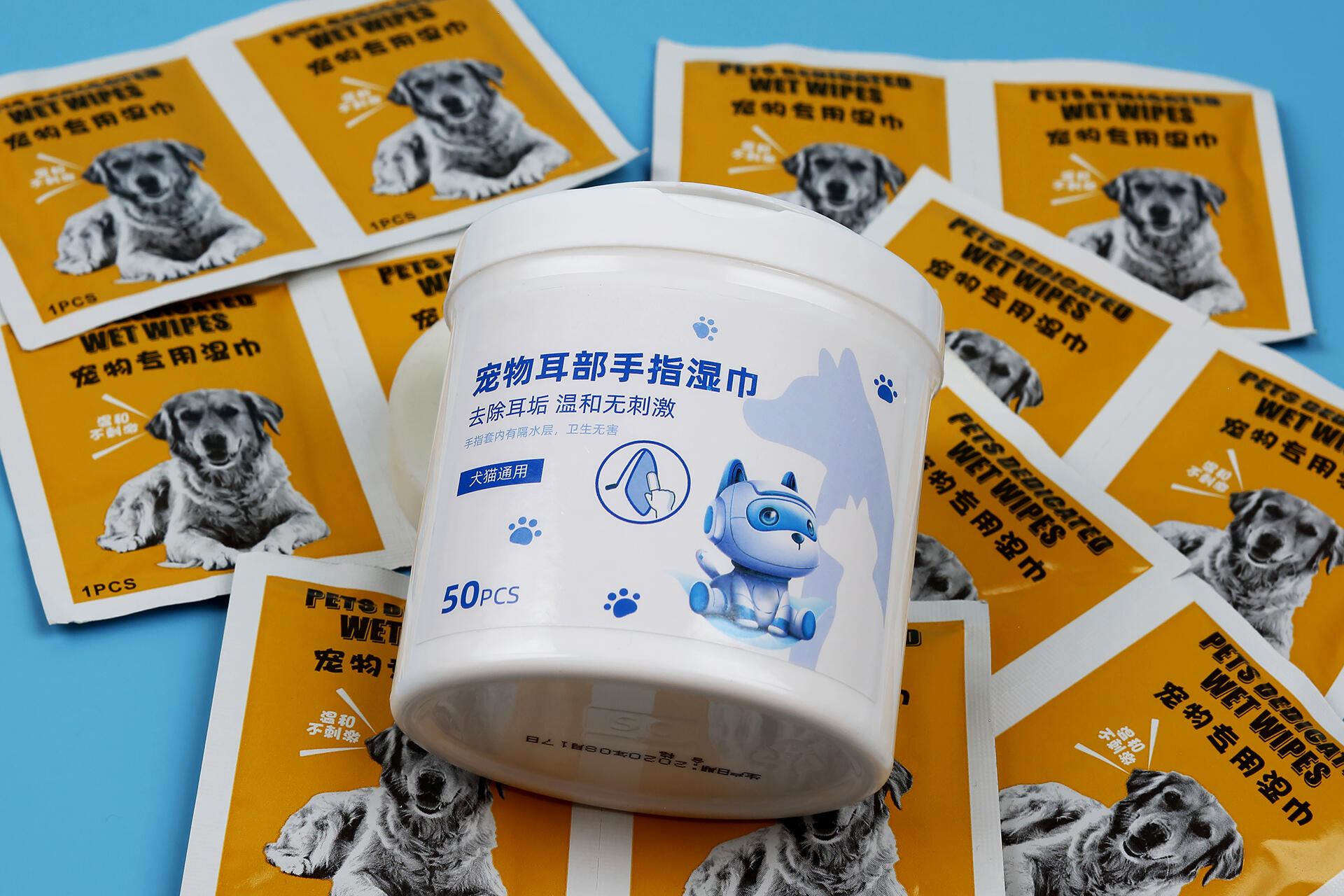 DOG CAT PAW CLEANER BODY WET WIPES