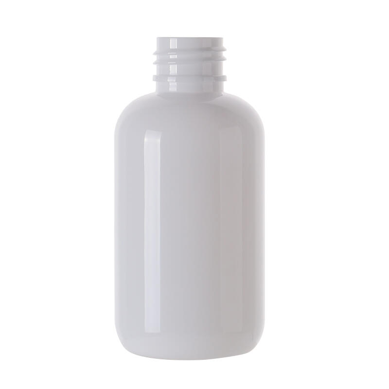 4oz 120ml Boston Round transparent PET Hand Sanitizer Bottle