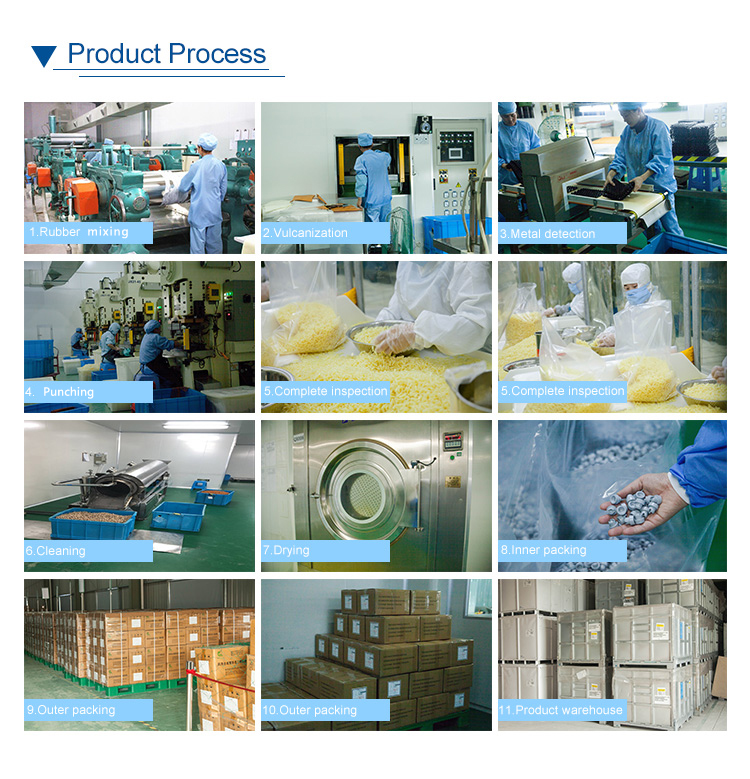 Guaranteed quality vacuum silicone bottle 10mm rubber stopper
