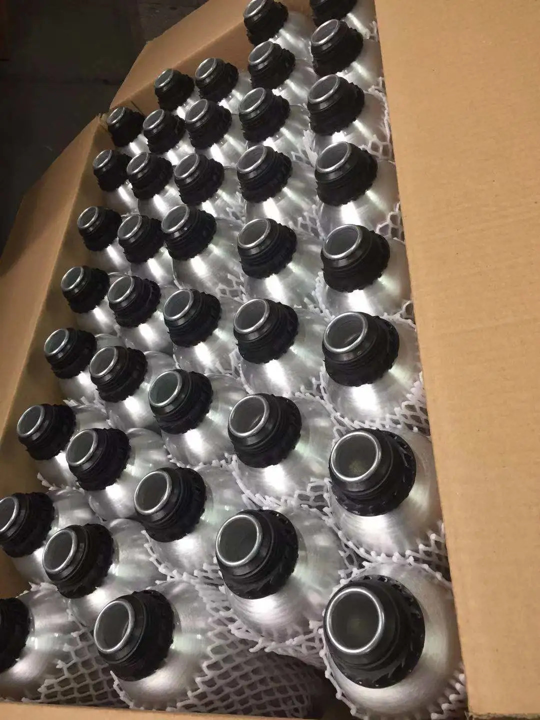 wholesale 30mL-5L different shapes clear colorful luxury decorative dropper empty aluminum essential oil bottles for sale